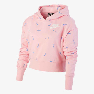 NIKE DUKS G NSW CROP HOODIE AOP