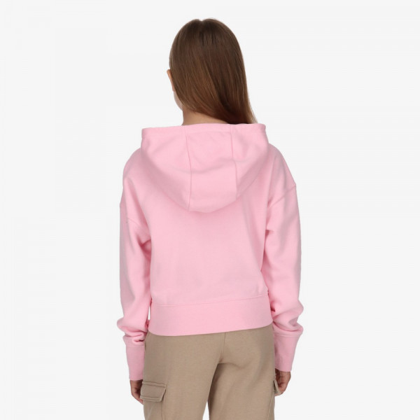 NIKE DUKS G NSW CLUB FT CROP HOODIE HBR