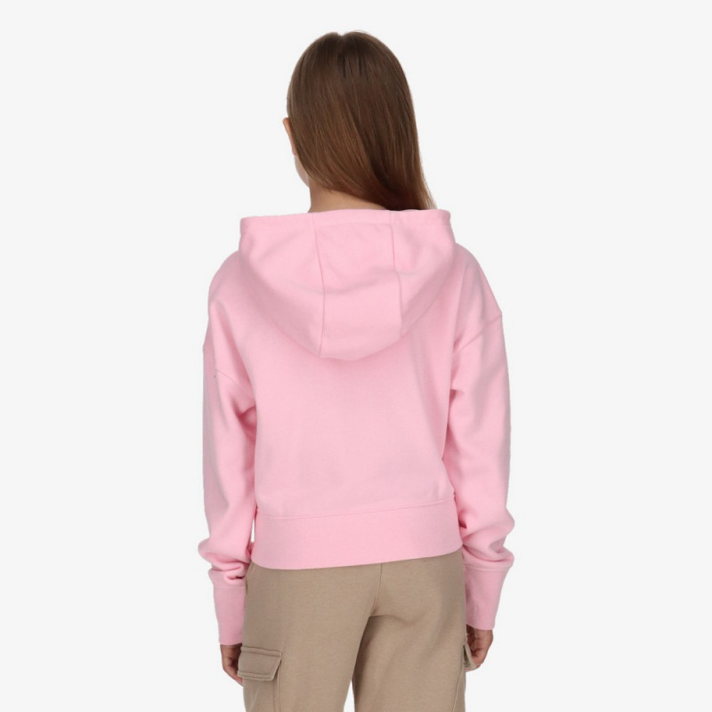 NIKE DUKS G NSW CLUB FT CROP HOODIE HBR