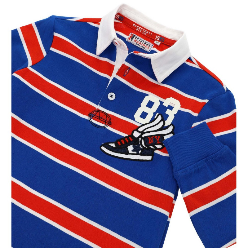 ORIGINAL MARINES MAJICA POLO DUG RUKAV BACK TO VARSITY