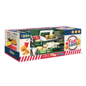 BURGER COUNTER 35PCS WITH LIGHT AND MUSIC
