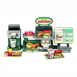 BURGER COUNTER 35PCS WITH LIGHT AND MUSIC 