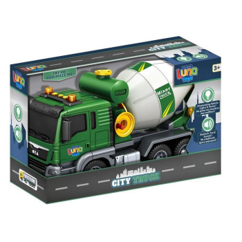 CONCRETE MIXER TRUCK 1:10 FRICTION  WITH  SOUND AND LIGHT 
