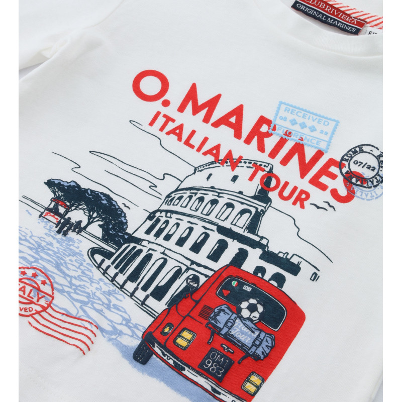 ORIGINAL MARINES MAJICA DUG RUKAV ITALIAN RIVIERA