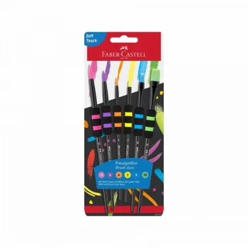 FABER CASTELL SET CETKICA SOFT GRIP 1/6