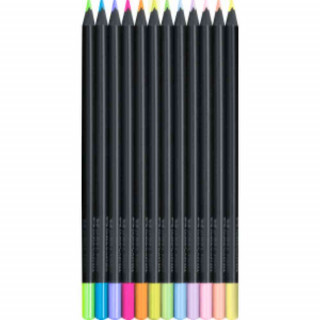 FABER CASTELL DRVENE BOJICE NEON + PASTEL BOJE 1/12