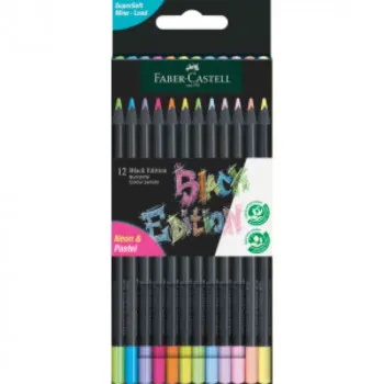 FABER CASTELL DRVENE BOJICE NEON + PASTEL BOJE 1/12 
