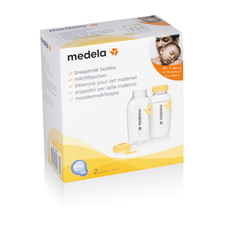 MEDELA FLASICA ZA CUVANJE MLEKA SA POKLOPCEM 2 KOM
