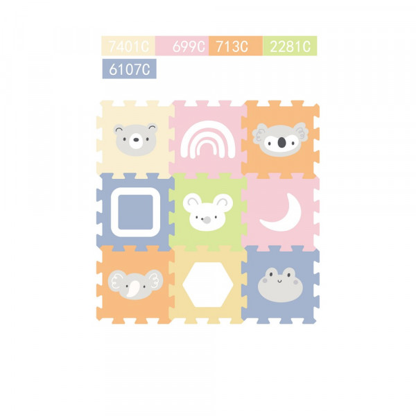 PODLOGA PUZZLE MAT SHAPES 
