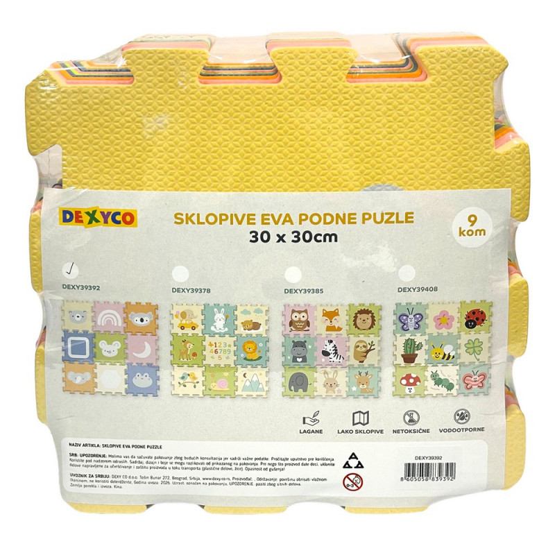 PODLOGA PUZZLE MAT SHAPES 