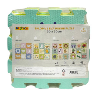 PODLOGA PUZZLE MAT FLOWERS &INSECTS 
