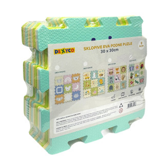 PODLOGA PUZZLE MAT FLOWERS &INSECTS 