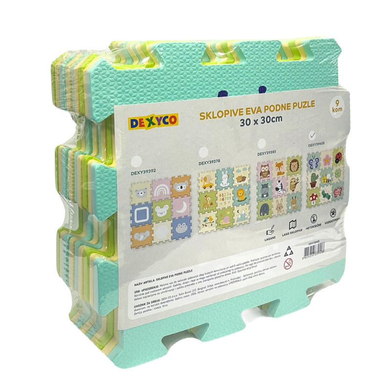 PODLOGA PUZZLE MAT FLOWERS &INSECTS 