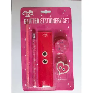 TINC LTD SKOLSKI SET GLITTER PINK
