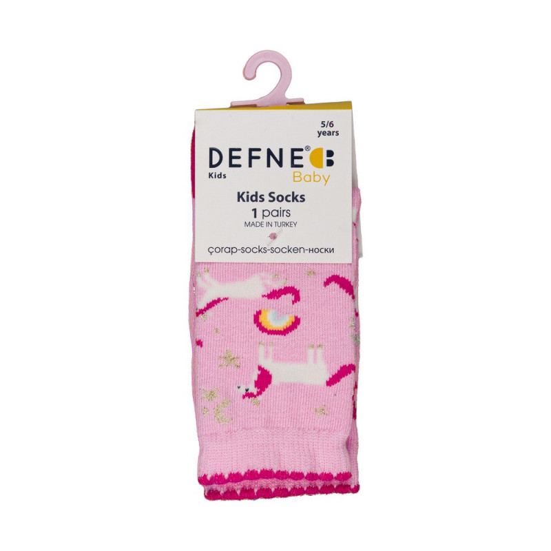 DEFNE DECIJE CARAPE PINK UNICORN
