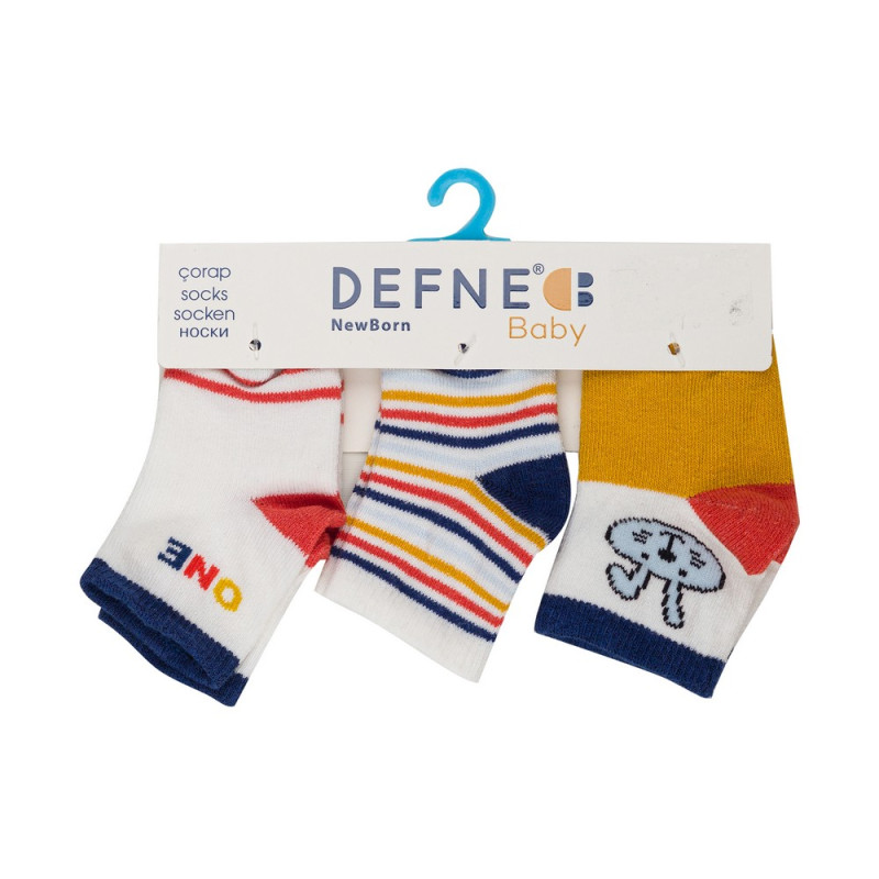 DEFNE CERAPE NEW BORN 3 KOM BLUE MIX