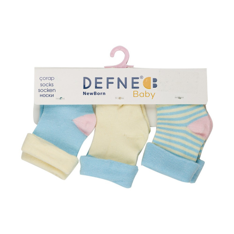 DEFNE CARAPE NEW BORN 3 KOM BLUE MIX