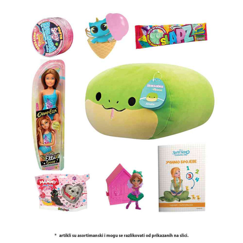 DEXY NOVOGODISNJI PAKETIC BELA MASNA - DEVOJCICE 