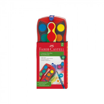 FABER CASTELL VODENE BOJE CONNECTOR 1/12 CRVENA 125023/125030 