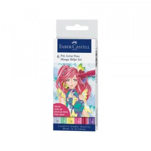 FABER CASTELL PITT ART SET MANGA 1/6 167155 