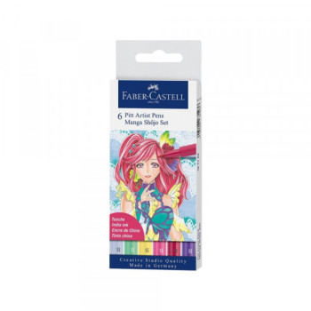 FABER CASTELL PITT ART SET MANGA 1/6 167155 