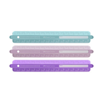 FABER CASTELL LENJIR SPARKLE FLEKSIBILAN 15CM PASTEL 172015 