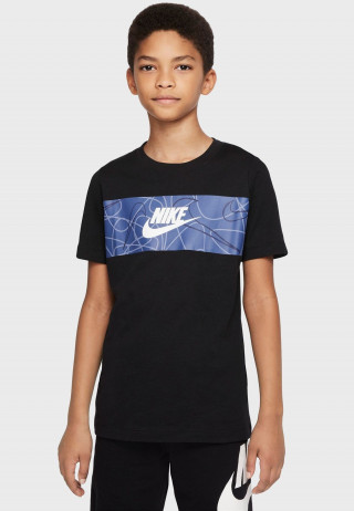 NIKE MAJICA KRATAK RUKAV B NSW FUTURA PANEL TEE