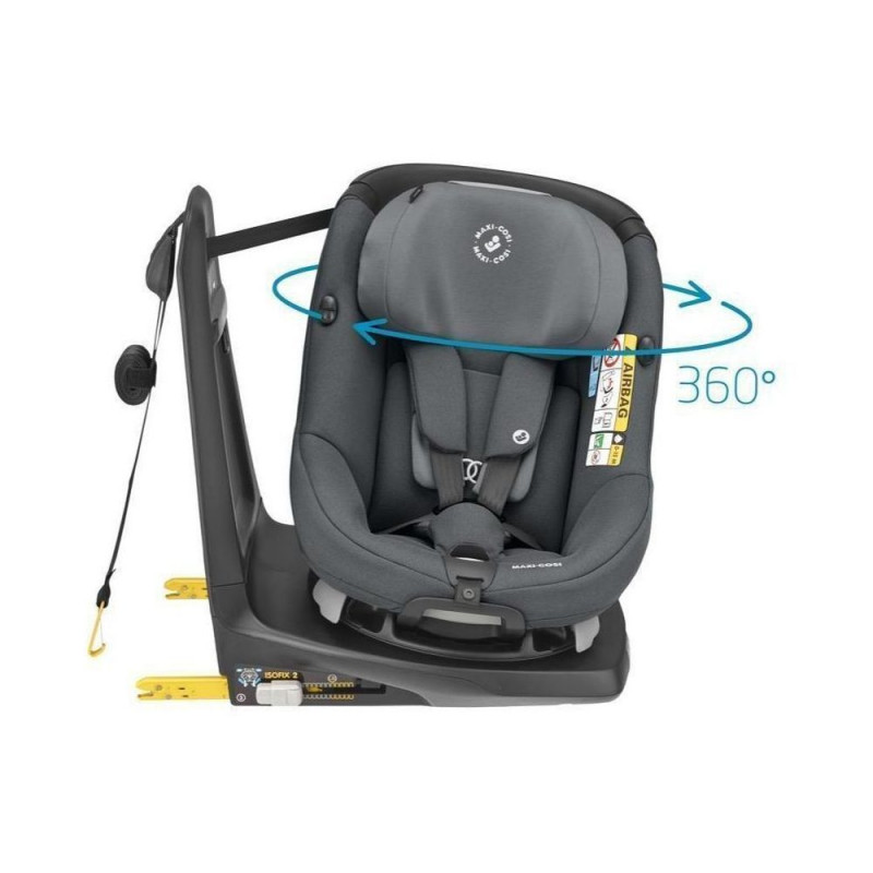 MAXI COSI AUTO SEDISTE I-SIZE (61-105 CM) AXISS FIX AUTHENTIC GRAPHITE