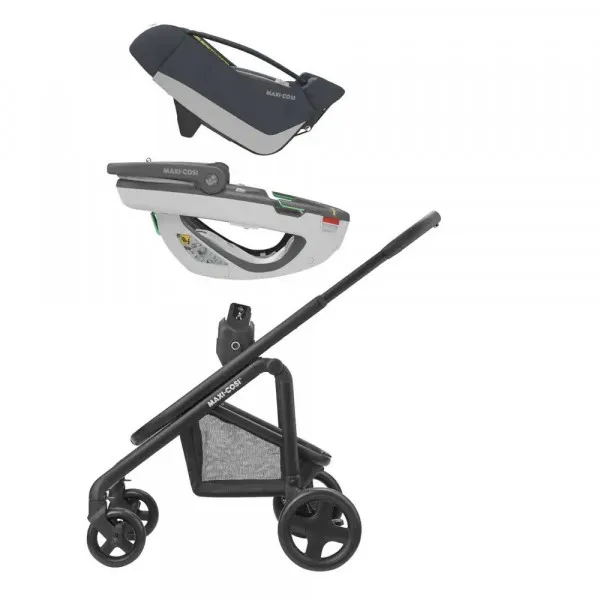 MAXI COSI AUTO SEDISTE I-SIZE (40-75CM)CORAL 360 ESS GRAPHITE 