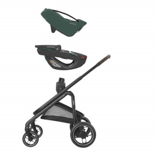 MAXI COSI AUTO SEDISTE I-SIZE (40-75CM) CORAL 360 ESS GREEN-BLACK