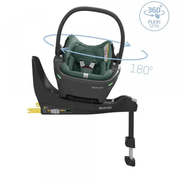 MAXI COSI AUTO SEDISTE I-SIZE (40-75CM) CORAL 360 ESS GREEN-BLACK