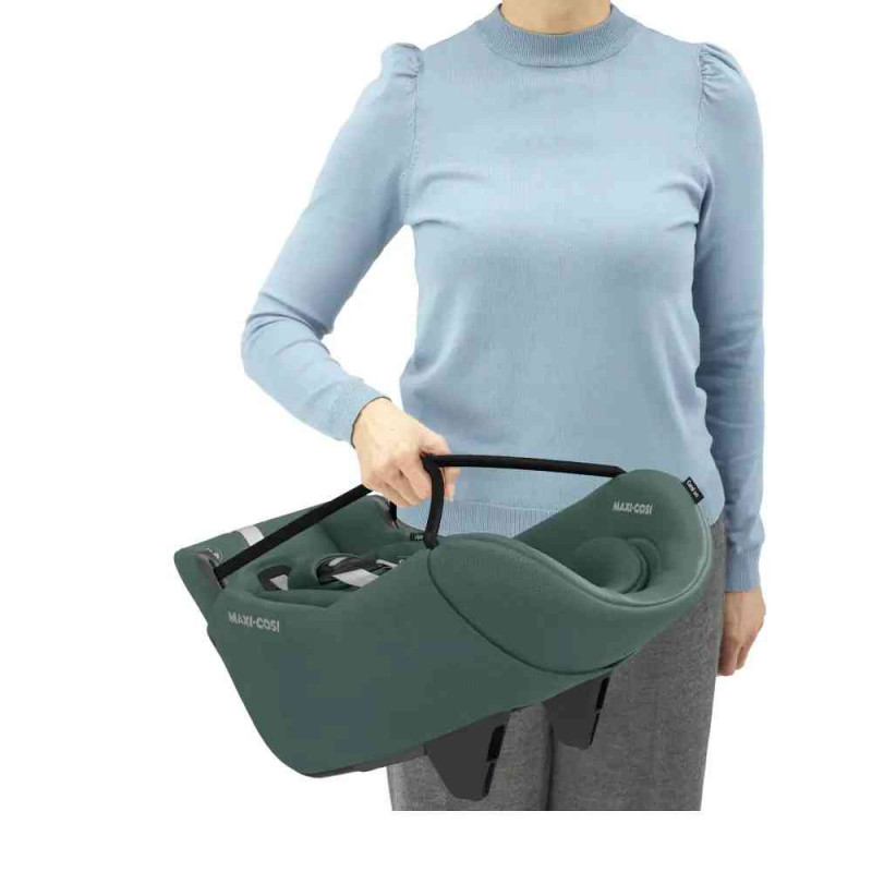 MAXI COSI AUTO SEDISTE I-SIZE (40-75CM) CORAL 360 ESS GREEN-BLACK
