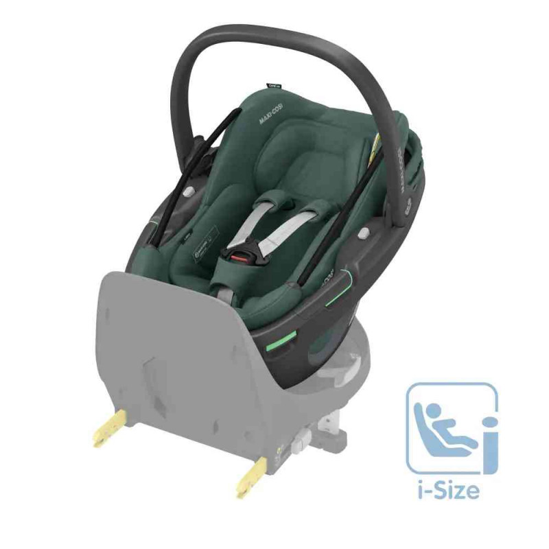 MAXI COSI AUTO SEDISTE I-SIZE (40-75CM) CORAL 360 ESS GREEN-BLACK