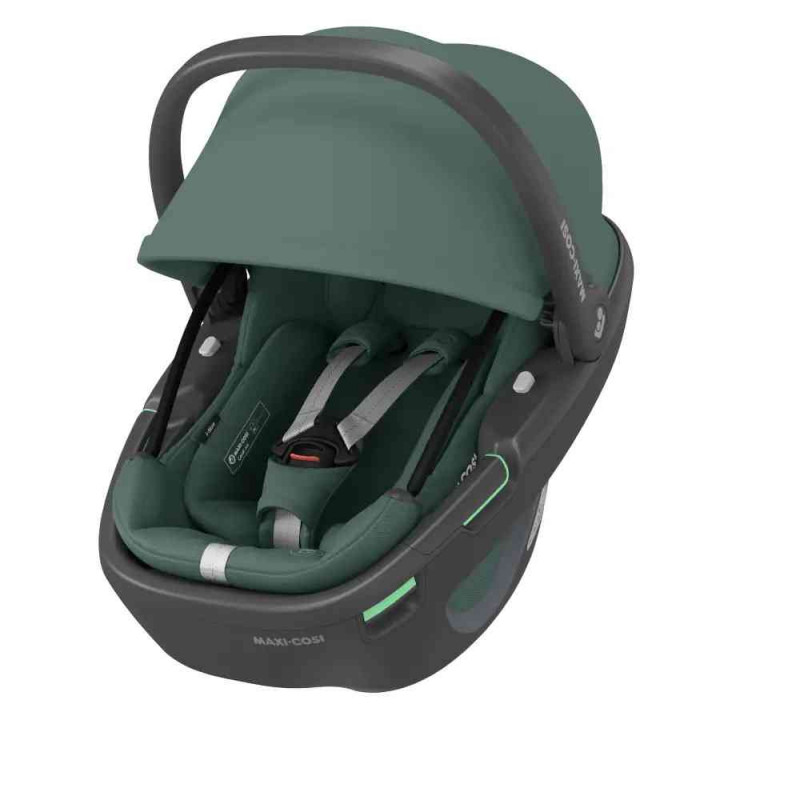 MAXI COSI AUTO SEDISTE I-SIZE (40-75CM) CORAL 360 ESS GREEN-BLACK