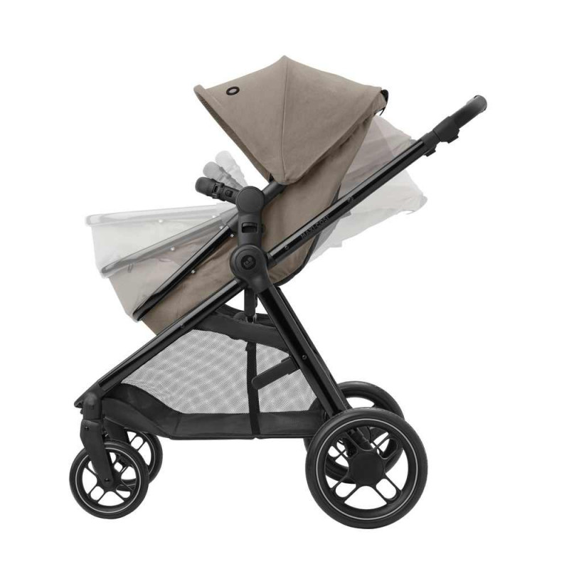MAXI COSI KOLICA DUO ZELIA3 LUX TWILLIC TRUFFLE