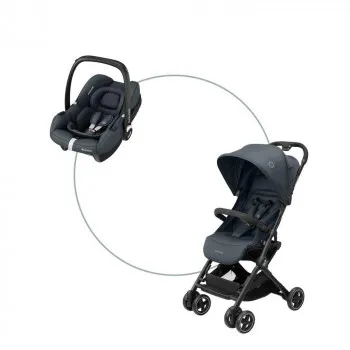 MAXI COSI KOLICA DUO LARA2 ESSENTIAL GRAPHITE 