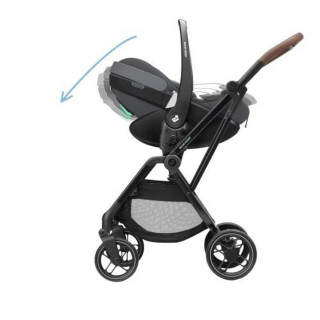 MAXI COSI AUTO SEDISTE I-SIZE (40-87 CM) PEBBLE 360 PRO2 TWILLIC GRAPHITE 