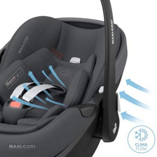 MAXI COSI AUTO SEDISTE I-SIZE (40-87 CM) PEBBLE 360 PRO2 TWILLIC GRAPHITE 