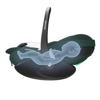 MAXI COSI AUTO SEDISTE I-SIZE (40-87 CM) PEBBLE 360 PRO2 TWILLIC GREEN 