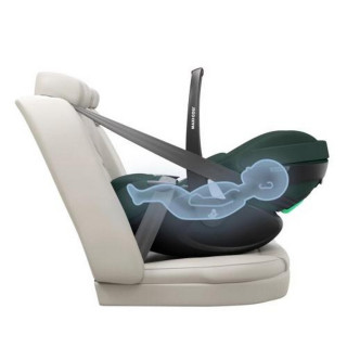 MAXI COSI AUTO SEDISTE I-SIZE (40-87 CM) PEBBLE 360 PRO2 TWILLIC GREEN 