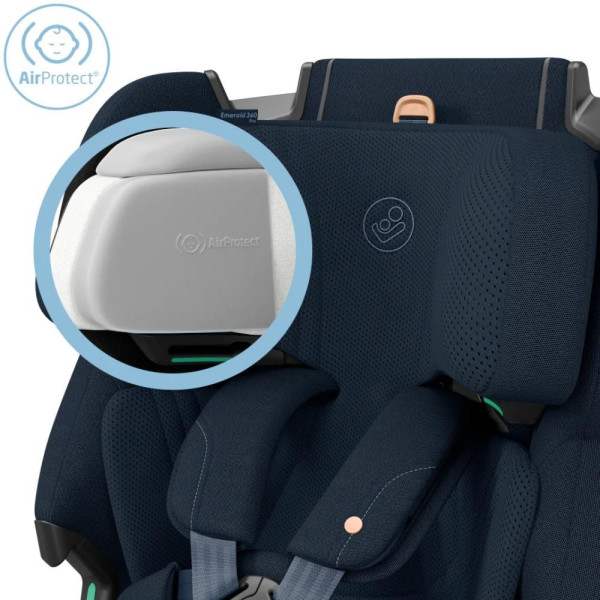 MAXI COSI AUTO SEDISTE I-SIZE (40-150CM) EMERALD 360 PRO AUTENTIC BLUE 