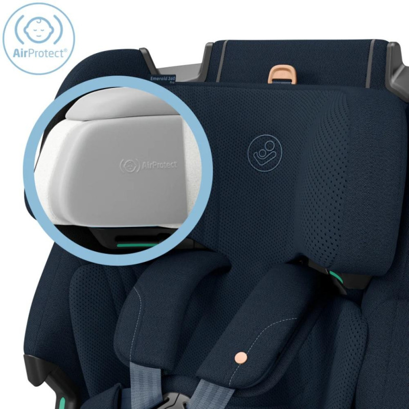 MAXI COSI AUTO SEDISTE I-SIZE (40-150CM) EMERALD 360 PRO AUTENTIC BLUE 