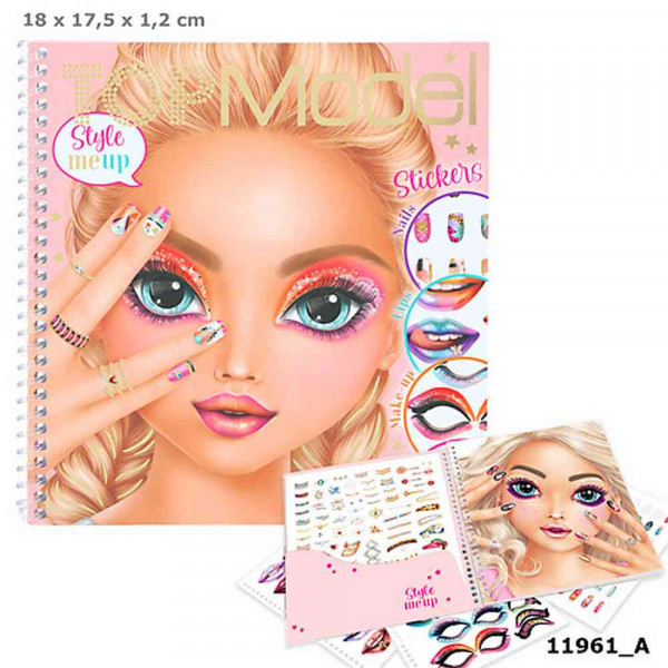 TOP MODEL DRESS ME UP BEAUTY STIKER BOJANKA