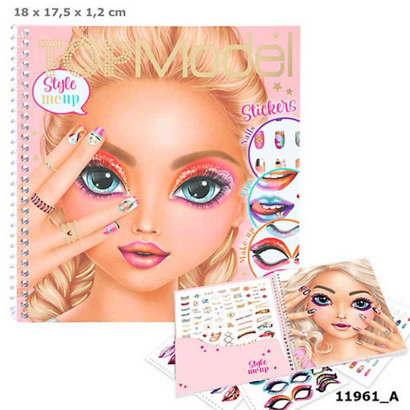 TOP MODEL DRESS ME UP BEAUTY STIKER BOJANKA