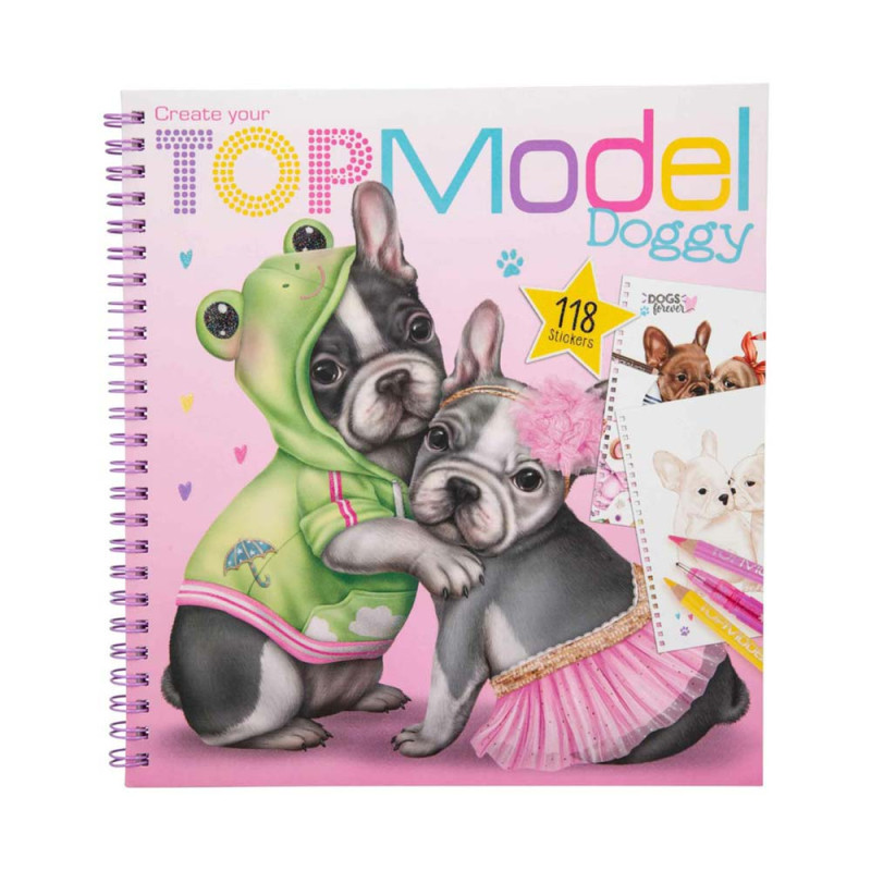 TOP MODEL PUPPY STIKER BOJANKA
