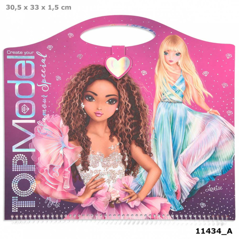 TOP MODEL DIY GLAMOUR KREATIVNA BOJANKA