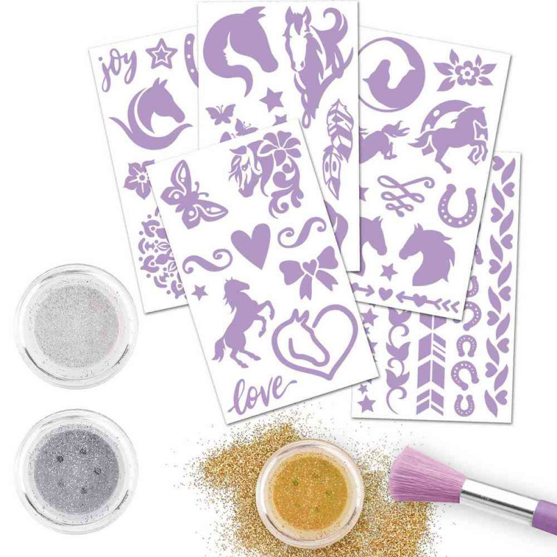 MISS MELODY GLITTER TATTO SET