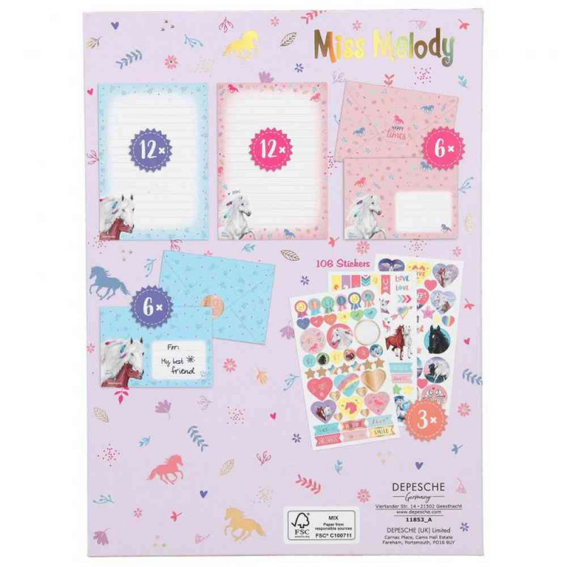 MISS MELODI SET LJUBAVNIH PISAMA