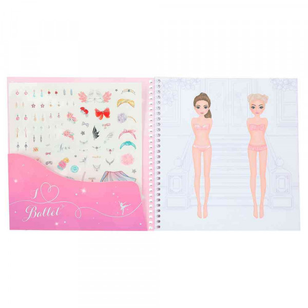 TOP MODEL DRESS ME UP STIKER BOJANKA