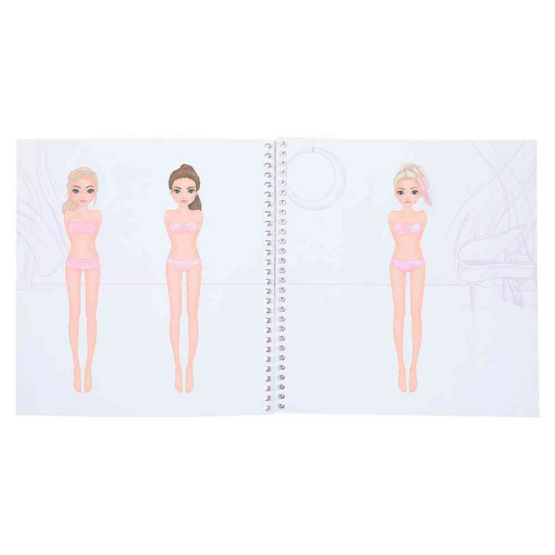 TOP MODEL DRESS ME UP STIKER BOJANKA